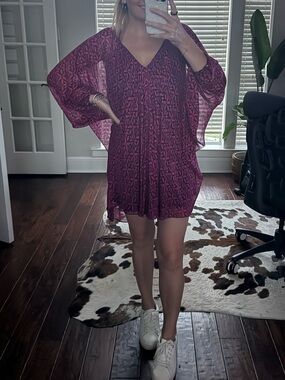 DVF Batwing Shift Dress